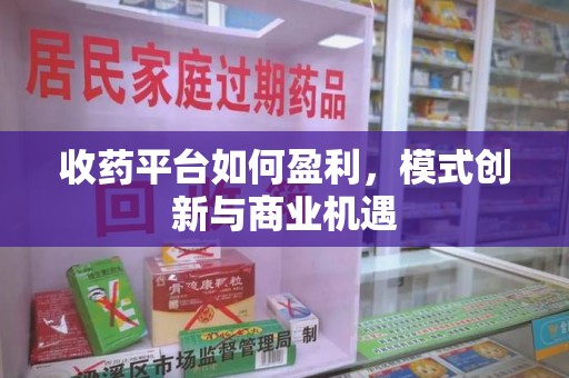 淮安收药平台如何盈利，模式创新与商业机遇